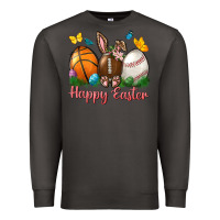 Smoke Happy Easter sports with butterfly Premium Sweatshirt - NancyCooperArtShop