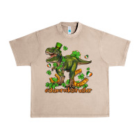 French Oak shamrockscrusher t rex and horseshoe Urban Heavy Tee - AdoDesignShop