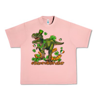 Salmon shamrockscrusher t rex and horseshoe Urban Heavy Tee - AdoDesignShop
