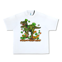 White shamrockscrusher t rex and horseshoe Urban Heavy Tee - AdoDesignShop