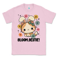 Bubblegum Pink bloom bestie cat Classic Tee - MaliasSmallBusiness