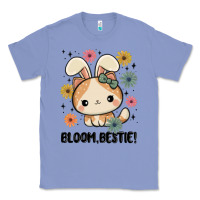Colony Blue bloom bestie cat Classic Tee - MaliasSmallBusiness