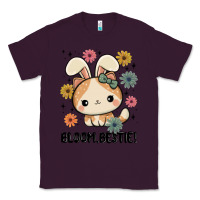 Plum bloom bestie cat Classic Tee - MaliasSmallBusiness