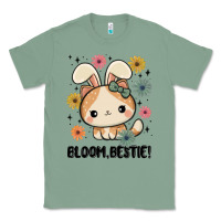 Sage bloom bestie cat Classic Tee - MaliasSmallBusiness