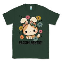 Sports Green bloom bestie cat Classic Tee - MaliasSmallBusiness