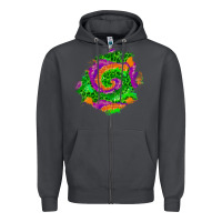 Smoke halloween patch  1 Zipper Hoodie - BundleAndBundleShop