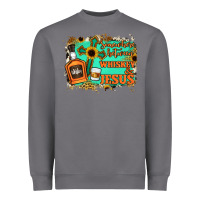 Storm Somewhere Between Whiskey and Jesus Heavyweight Sweatshirt - Jasminsmagicworld