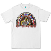White autism avareness football Premium Tee - SublimationCraftShop