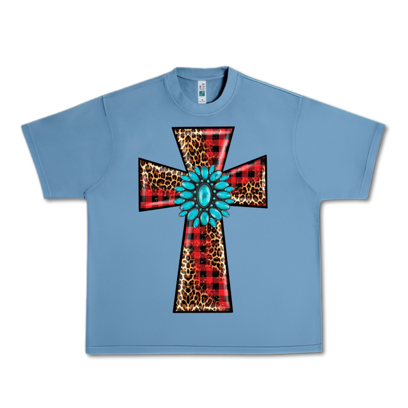 Christmas Cross Urban Heavy Tee by BarkalooDesign | Teevron