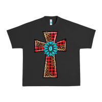 Pigment Black christmas cross Urban Heavy Tee - BarkalooDesign