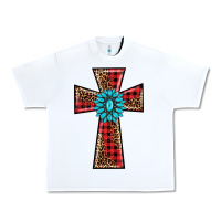 White christmas cross Urban Heavy Tee - BarkalooDesign