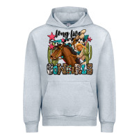 Heather Grey long live cowgirls Urban Hoodie - OliviaCreatesArt