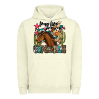 Pigment Pistachio long live cowgirls Urban Hoodie - OliviaCreatesArt