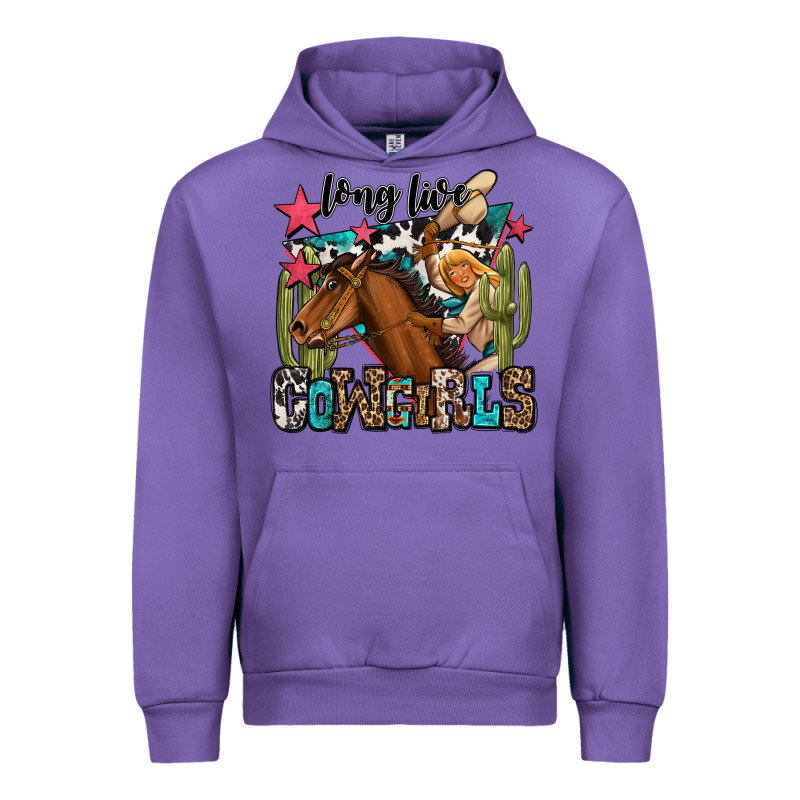 Long Live Cowgirls Urban Hoodie by OliviaCreatesArt | Teevron