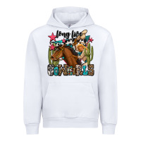 White long live cowgirls Urban Hoodie - OliviaCreatesArt