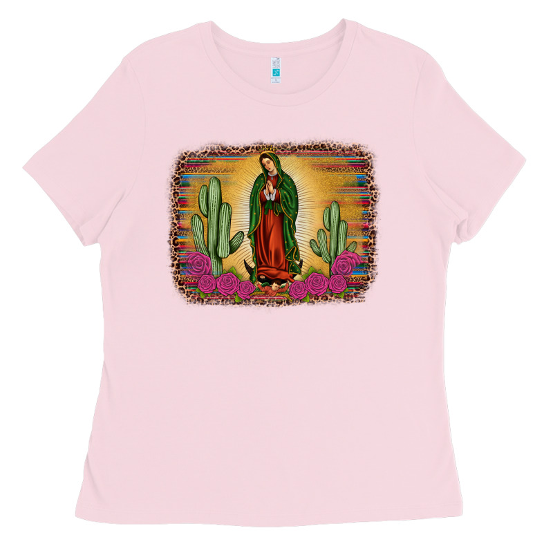 Western Our Lady Of Guadalupe Ladies Tee by JahusDesignShop | Teevron