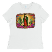 White western our lady of Guadalupe Ladies Tee - JahusDesignShop
