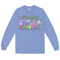 Colony Blue gymnastics grandma Long Sleeve Tee - MaliasSmallBusiness