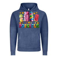 Vintage Denim popsicle with stars Vintage Hoodie - AdoDesignShop
