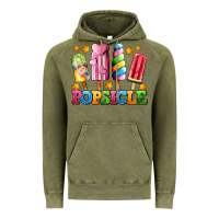 Vintage Olive popsicle with stars Vintage Hoodie - AdoDesignShop