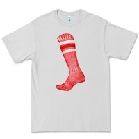 Dove Grey red sock fa element Premium Tee - FaDigitalArtStudio
