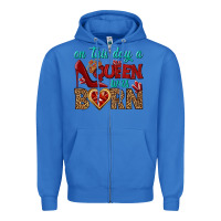 True Royal on this day a queen was born Zipper Hoodie - BundleAndBundleShop