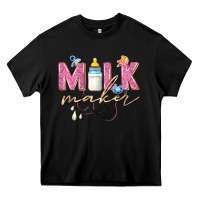 Black milk maker Heavy Core Tee - Zillion Design Studio