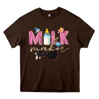 Chocolate Brown milk maker Heavy Core Tee - Zillion Design Studio