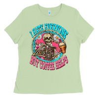 Matcha i hate everyone but coffee helps Ladies Tee - Zillion Design Studio
