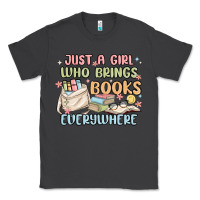 Smoke just a girl who brings books everywhere Classic Tee - MaliasSmallBusiness