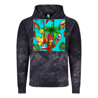 Cloud Black summer drinks and ice cream Vintage Hoodie - BundleAndBundleShop