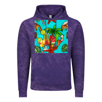 Cloud Purple summer drinks and ice cream Vintage Hoodie - BundleAndBundleShop