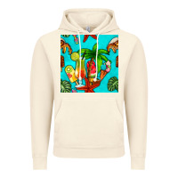 Vintage Artic summer drinks and ice cream Vintage Hoodie - BundleAndBundleShop