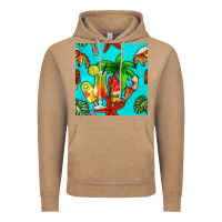 Vintage Coffee summer drinks and ice cream Vintage Hoodie - BundleAndBundleShop