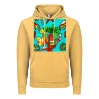 Vintage Mustard summer drinks and ice cream Vintage Hoodie - BundleAndBundleShop