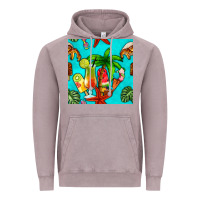 Vintage Zinc summer drinks and ice cream Vintage Hoodie - BundleAndBundleShop