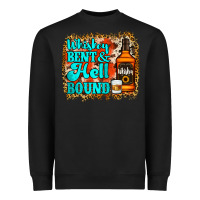 Black Whiskey Bent and Hell Bound Heavyweight Sweatshirt - Jasminsmagicworld