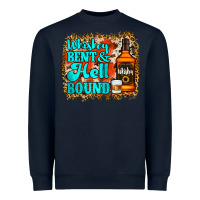 Navy Whiskey Bent and Hell Bound Heavyweight Sweatshirt - Jasminsmagicworld