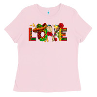 Bubblegum Pink Mexico Love Ladies Tee - texasbilliewilder