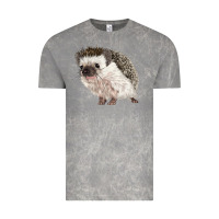 Cloud Rock Hedgehog Illustrations Vintage Tee - LillyAllenDesigns