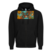 Black give thanks license plate Zipper Hoodie - BundleAndBundleShop