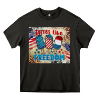 Tastes Like Freedom 4th Of July Heavy Core Tee | Teevron