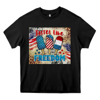 Black tastes like freedom 4th of july Heavy Core Tee - BarkalooDesign