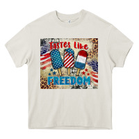 Cream tastes like freedom 4th of july Heavy Core Tee - BarkalooDesign