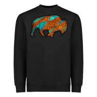 Black bison Heavyweight Sweatshirt - Jasminsmagicworld