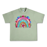 Oil Green summer rainbow Urban Heavy Tee - NancyCooperArtShop