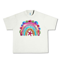 Pistachio summer rainbow Urban Heavy Tee - NancyCooperArtShop