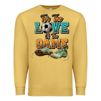 Antique Gold For the love of the game Soccer Premium Sweatshirt - NancyCooperArtShop