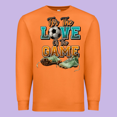 For The Love Of The Game Soccer Premium Sweatshirt Designed By Nancycooperartshop