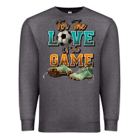 Charcoal Heather For the love of the game Soccer Premium Sweatshirt - NancyCooperArtShop